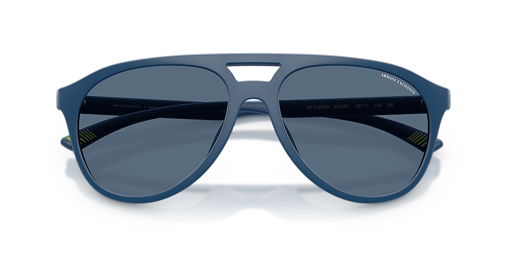 Armani Exchange Blue Sunglasses Modern Sporty Design Armani Exchange AX2036S Sunglasses | FramesDirect.com main image 3