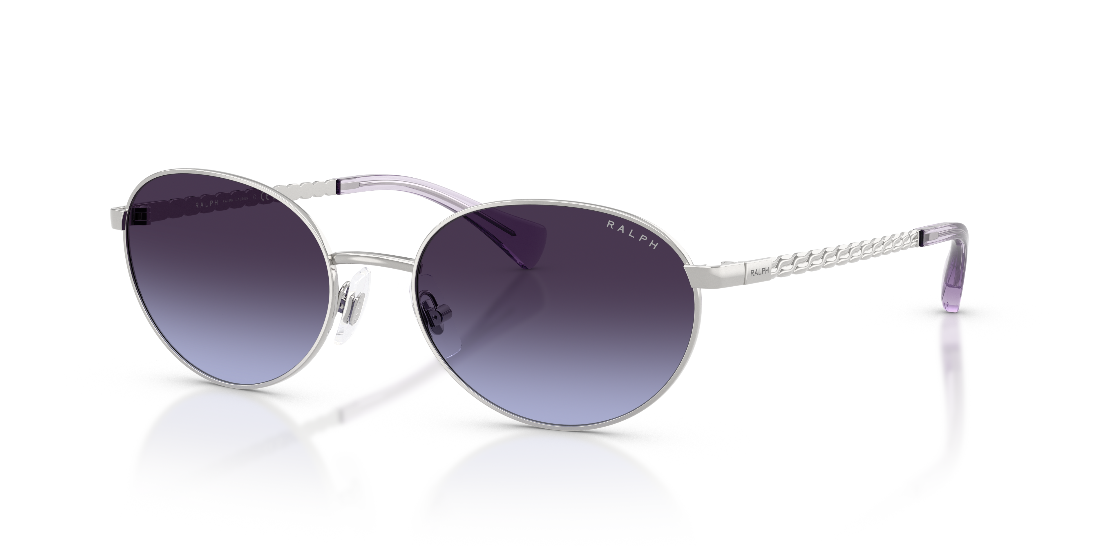 Ralph RA4148 M (55 - 18) with Blue lenses and Silver frame