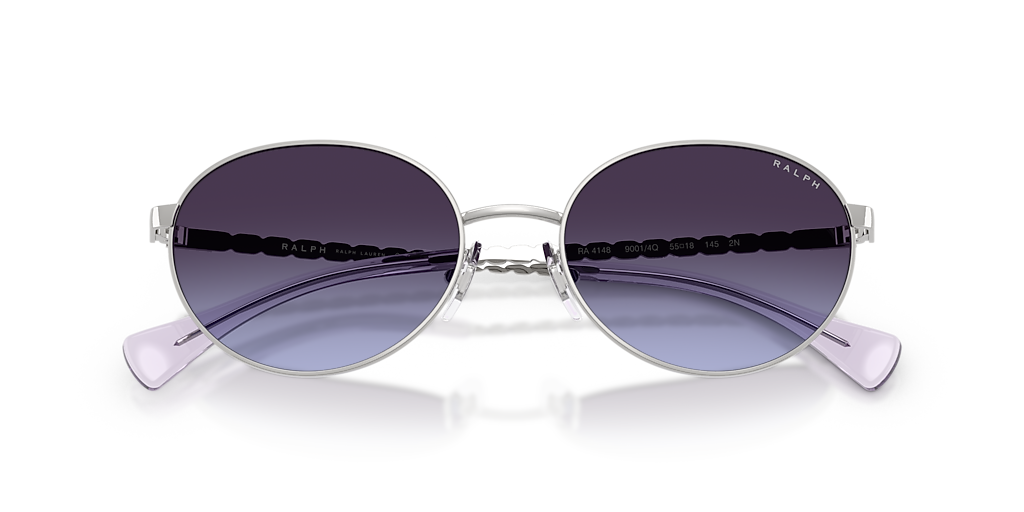 Ralph RA4148 M (55 - 18) with Blue lenses and Silver frame | Sunglass Hut®