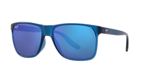 Maui Jim Pehu M (55 - 20) with Blue lenses and Blue frame