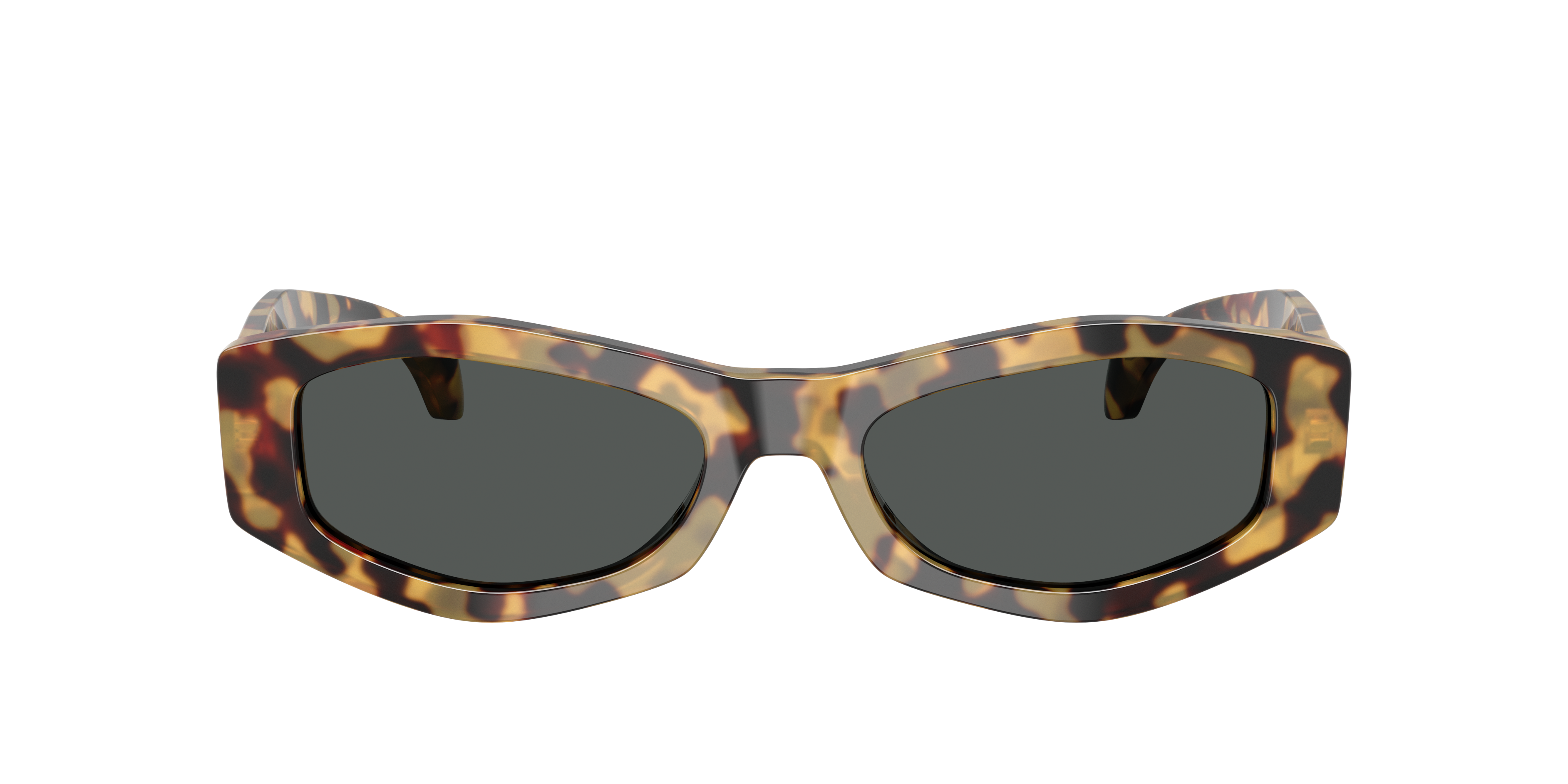 Versace 52mm Oval Sunglasses In Dark Grey