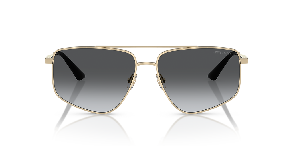 Jimmy Choo JC4011 XL (58 - 14) with Grey lenses and Gold  display picture 3