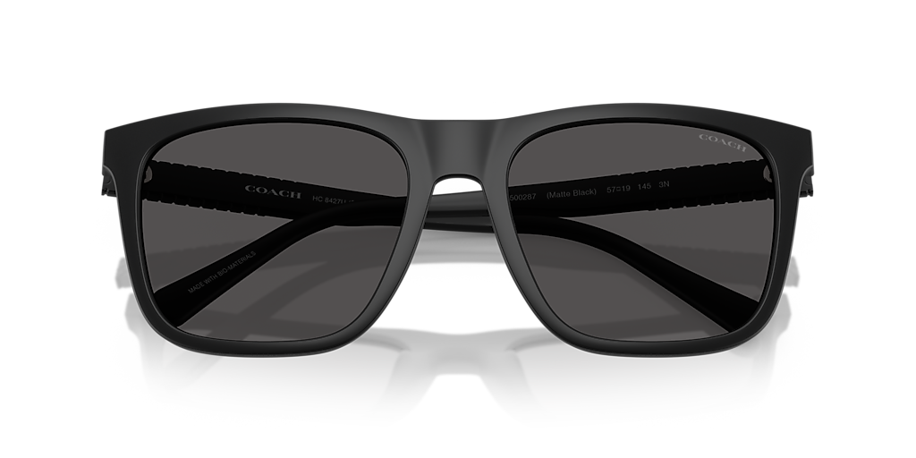 Coach CAE78 XL (57 - 19) with Grey lenses and Black frame