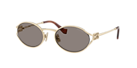 Miu Miu MU 52YS L (54 - 21) with Blue lenses and Pink frame