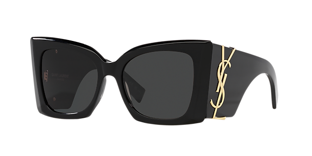 Saint Laurent Sl M119 Blaze 54 Schwarz & Schwarz Sunglasses 