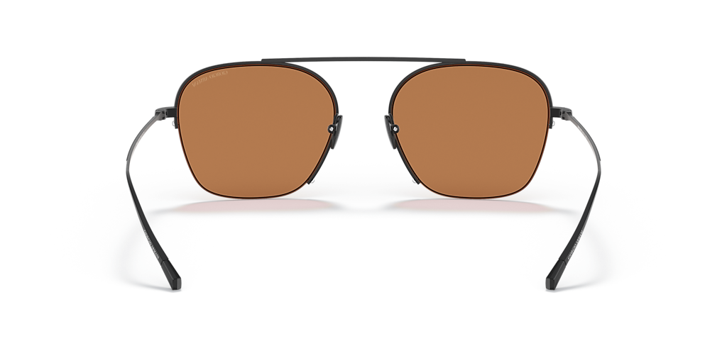 GIORGIO ARMANI AR6124 Matte Black - Men Sunglasses, Brown Lens