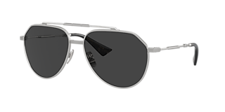 Dolce&Gabbana DG2220 XL (57 - 17) with Grey lenses and Black