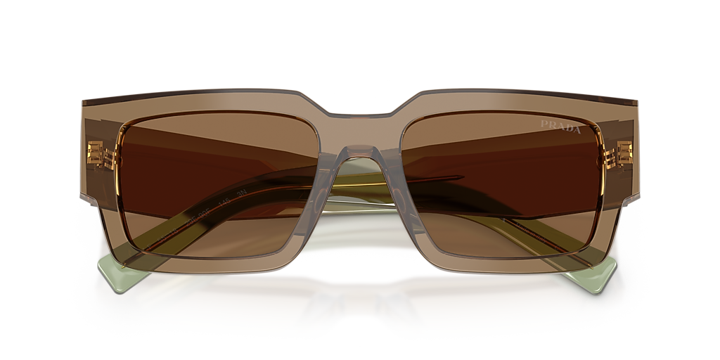 Prada PR B17SF L (55 - 18) with Brown lenses and Brown frame  display picture 1