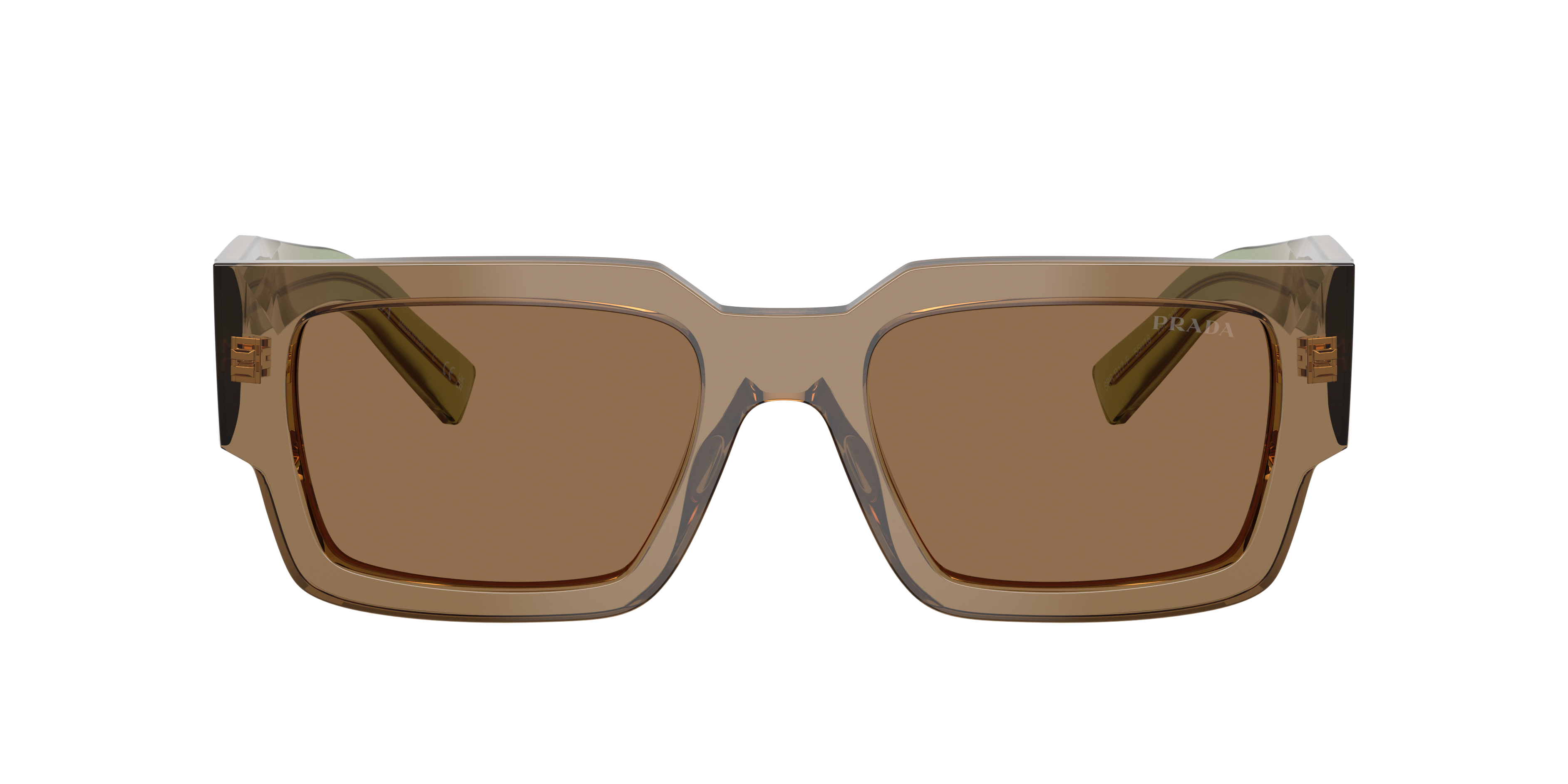 Prada PR B17SF L (55 - 18) with Brown lenses and Brown frame