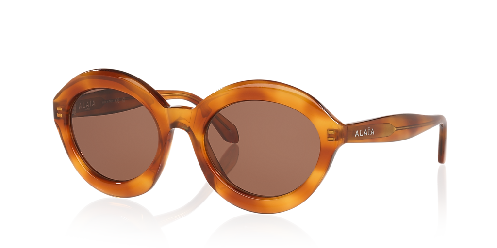 Alaia AA0088S L (53 - 22) with Brown lenses and Tortoise  display picture 3