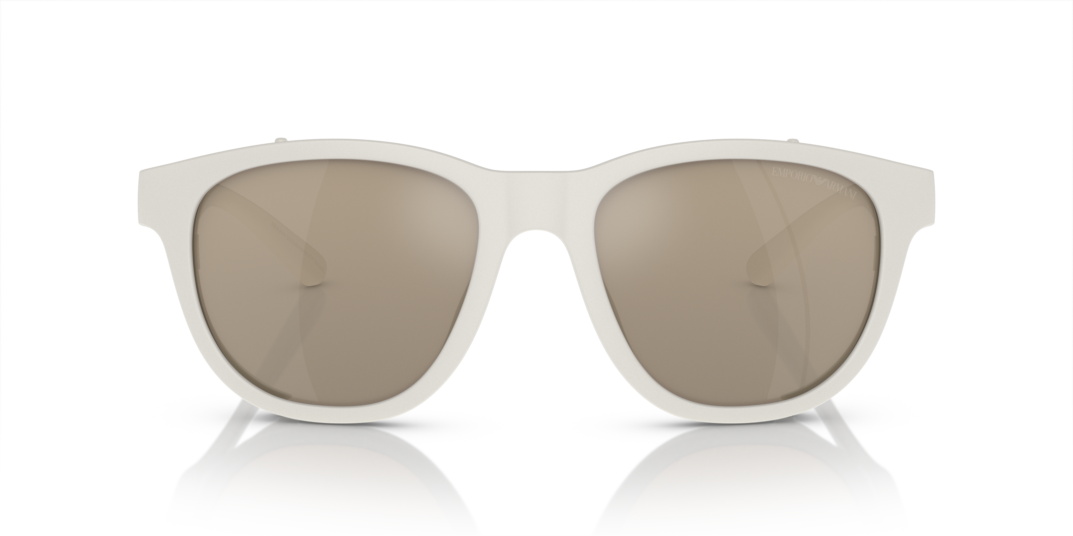 Emporio Armani EA4216U XL (56 - 20) with Brown lenses and White