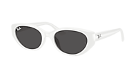 Ray-Ban RB4457D Bio-Based L (55 - 19) with Grey lenses and White