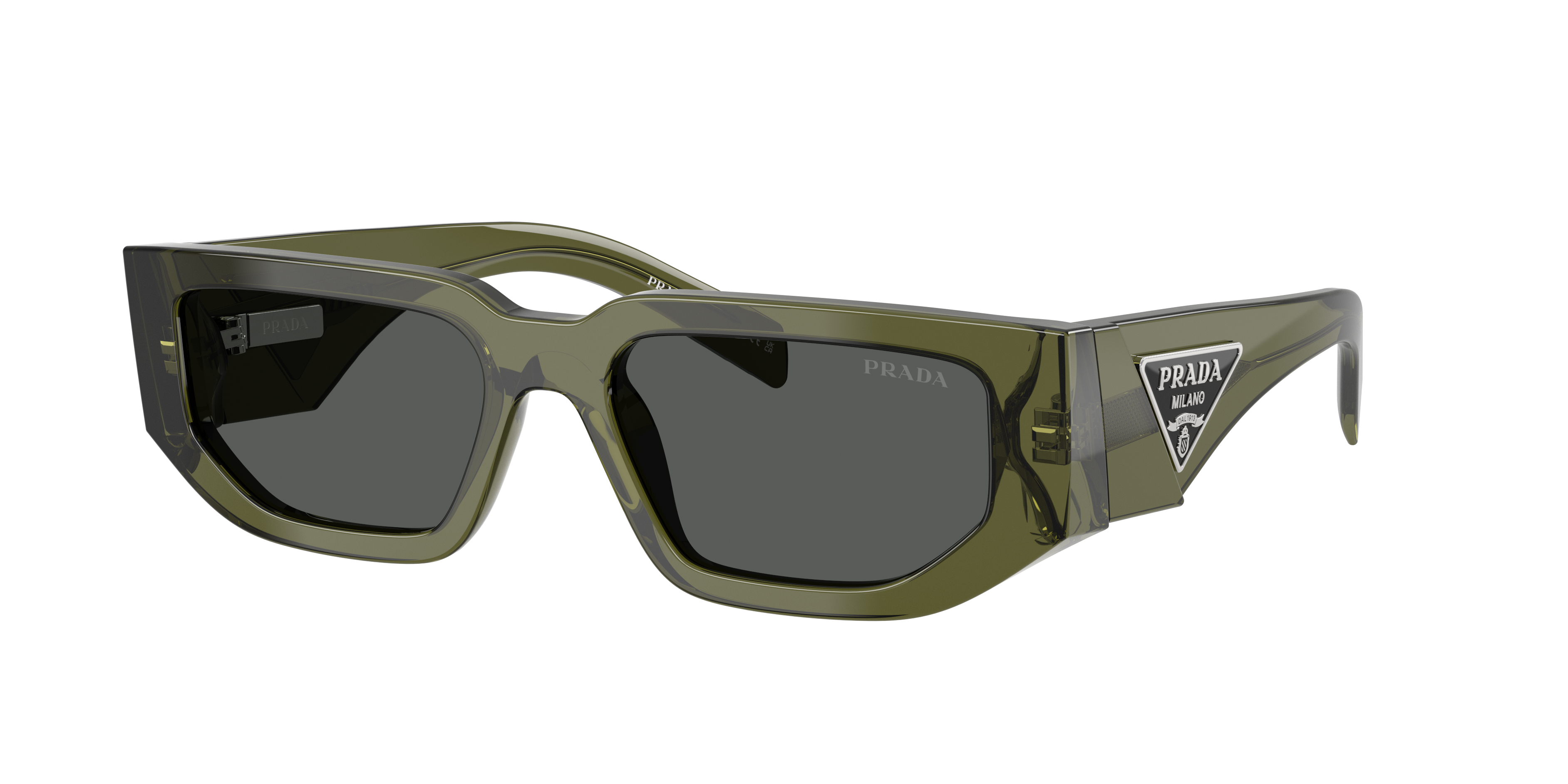 Prada Man Sunglass Pr 09zs In Dark Grey