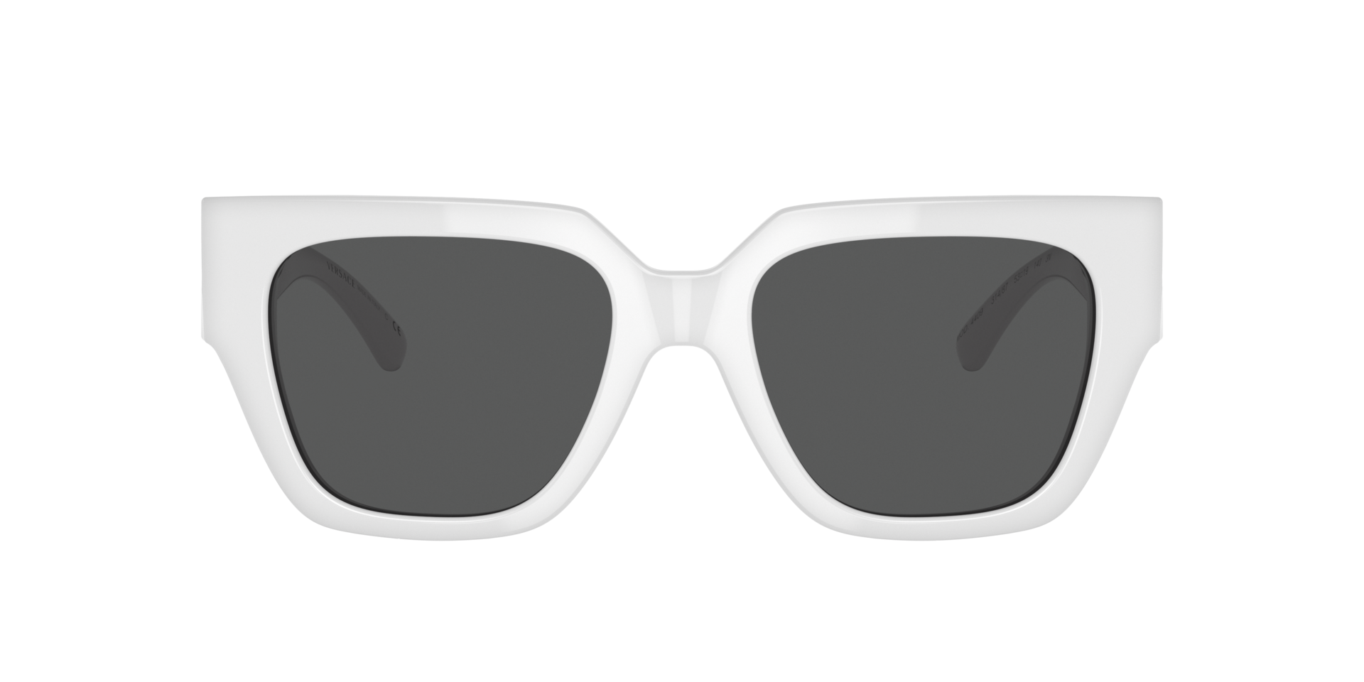 Versace VE4409 S (53 - 19) with Grey lenses and White frame  display picture 2
