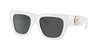 VERSACE VE4409 Black - Women Luxury Sunglasses, Dark Grey Lens
