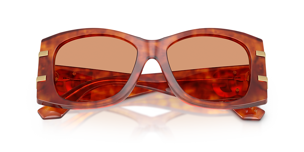 Dolce&Gabbana DG4501 M (54 - 17) with Orange lenses and Brown