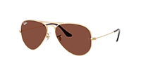 Ray-Ban RB3025 Aviator Large Metal XL (58 - 14) with Blue lenses