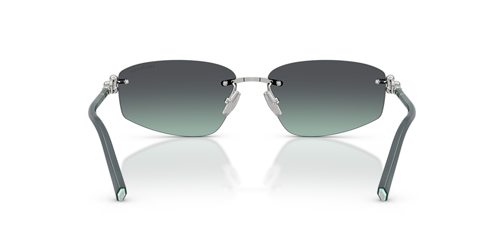 Tiffany & Co. TF3114 L (59 - 15) with Blue lenses and Silver frame