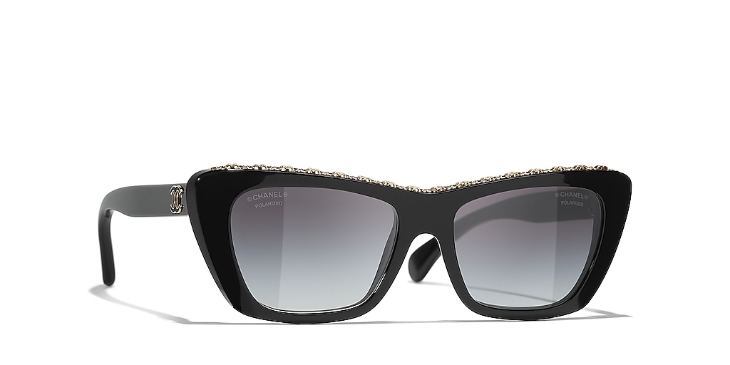 CHANEL シャネル ロゴ Butterfly バタフライ サングラス CH5540 Chanel Butterfly Sunglasses CH5540 L (54 - 17) with Grey