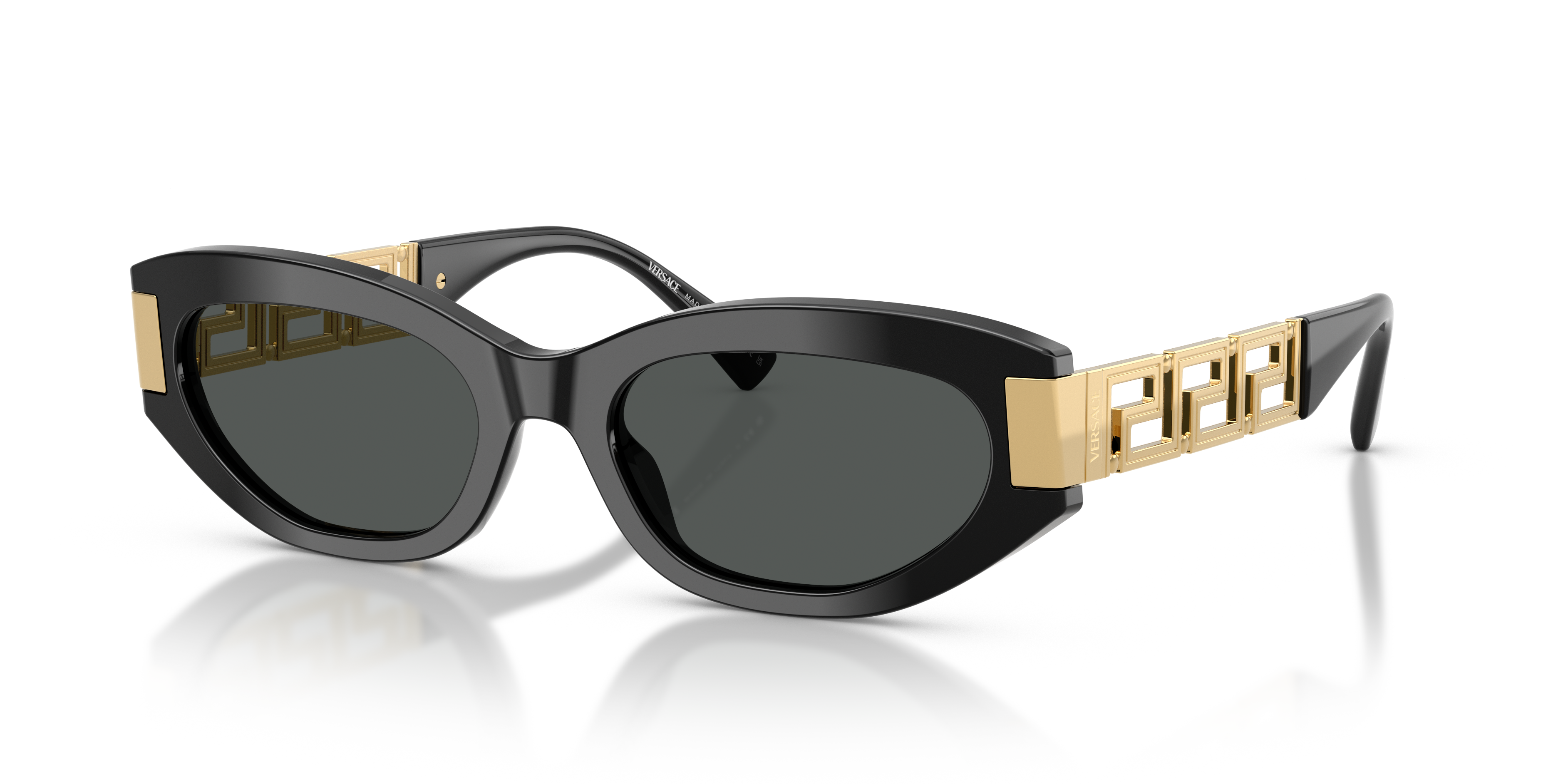 Versace VE4501 XL (54 - 19) with Grey lenses and Black frame