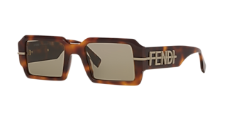 サングラス FENDI FW25 Maison Fendi - FE40118I - 96N (FE40118I 96N) Fendi FE 40118 I 01A Flattop Sunglasses