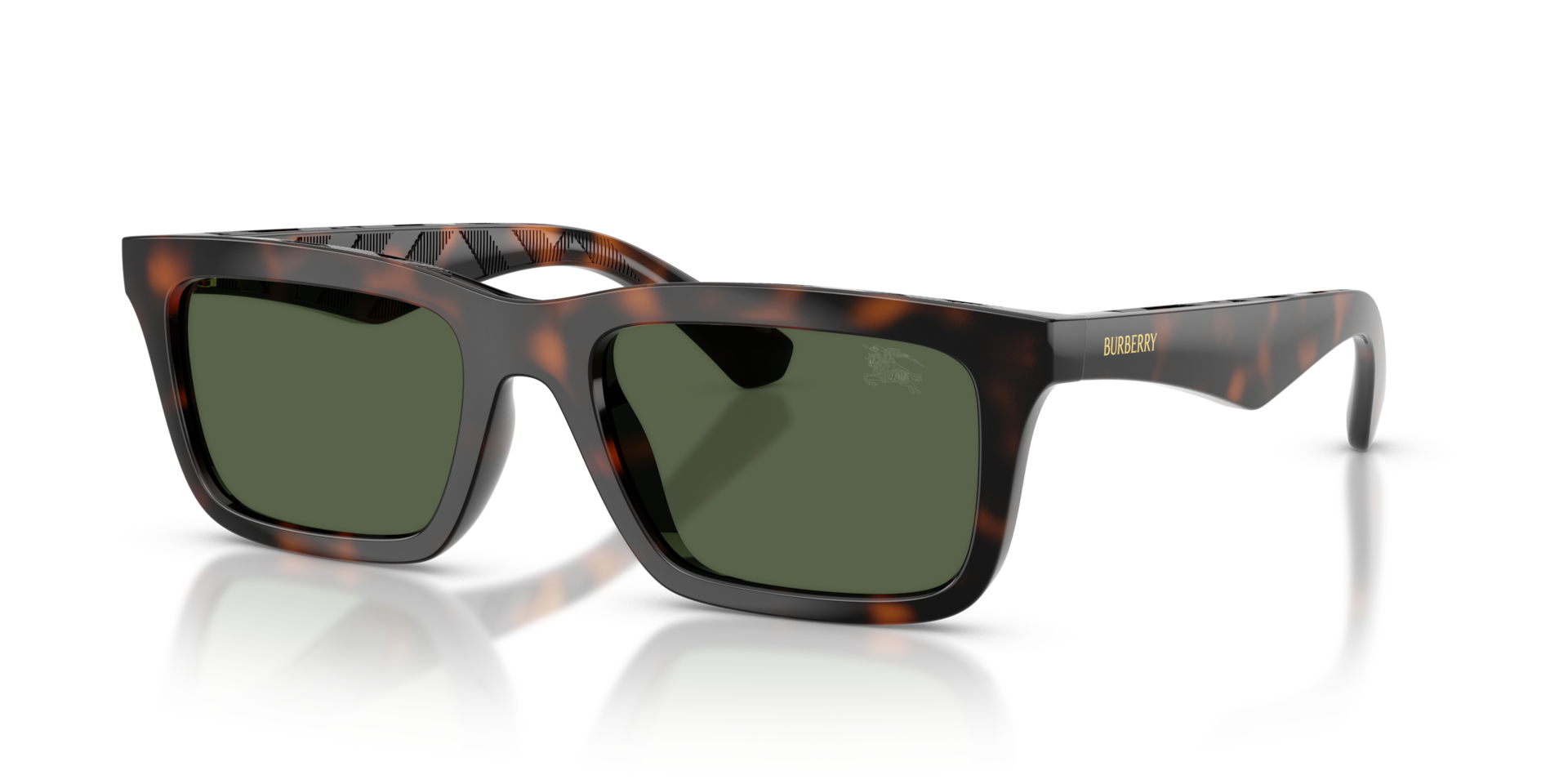 Burberry BE4475U L (53 - 19) with Green lenses and Brown  display picture 3