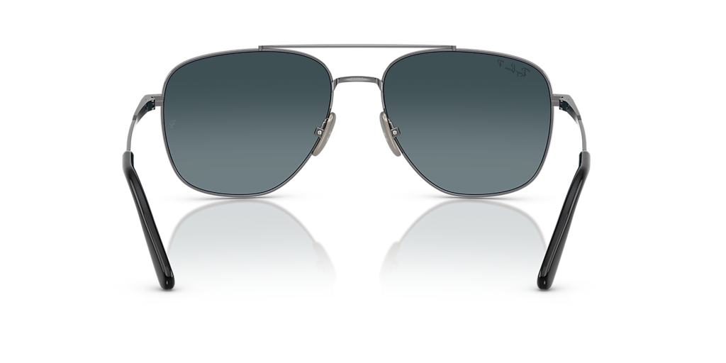 Ray-Ban William Titanium XL (59 - 17) with Blue lenses and Grey