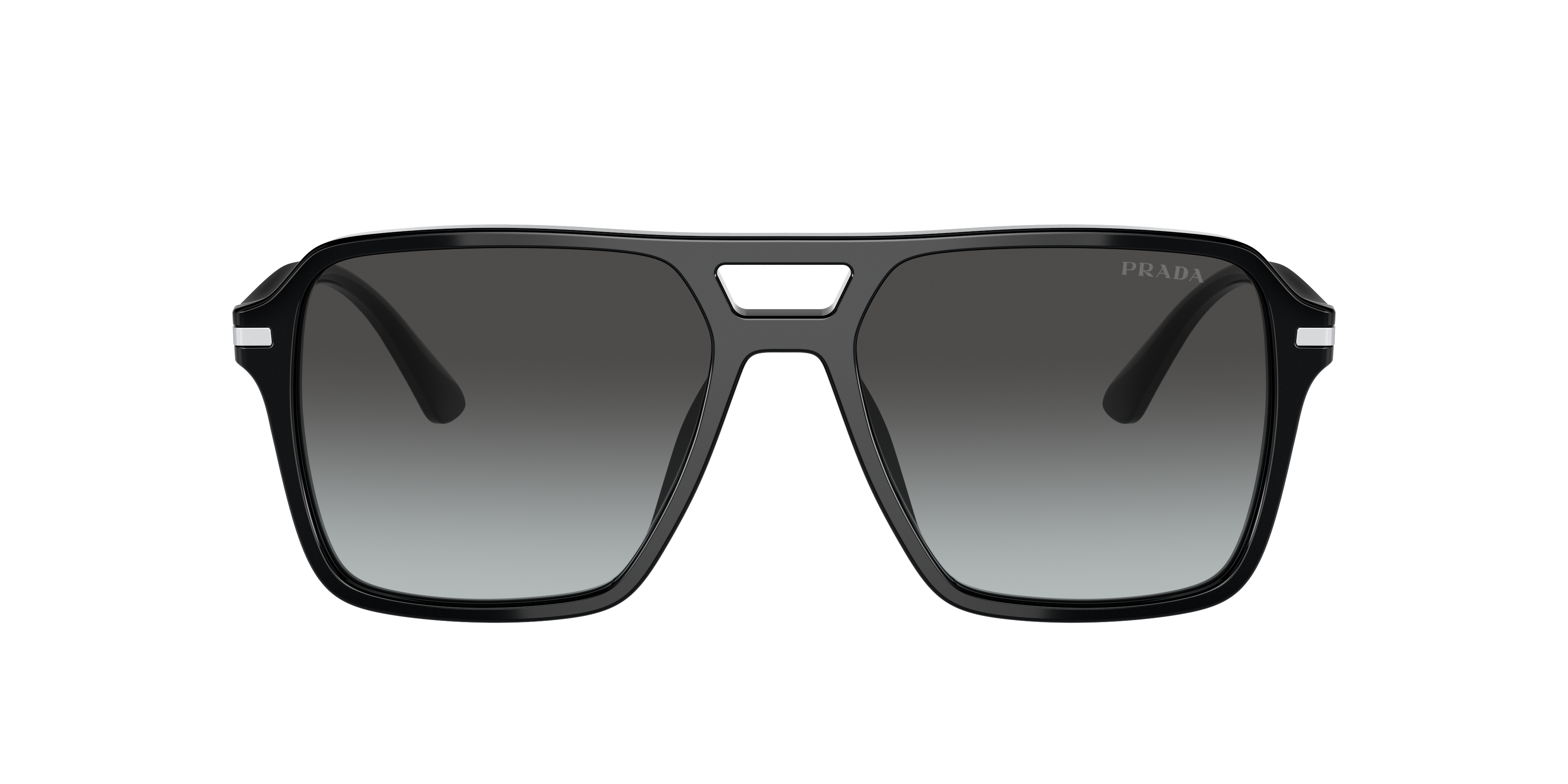 Prada PR 20YS M (55 - 17) with Grey lenses and Black frame