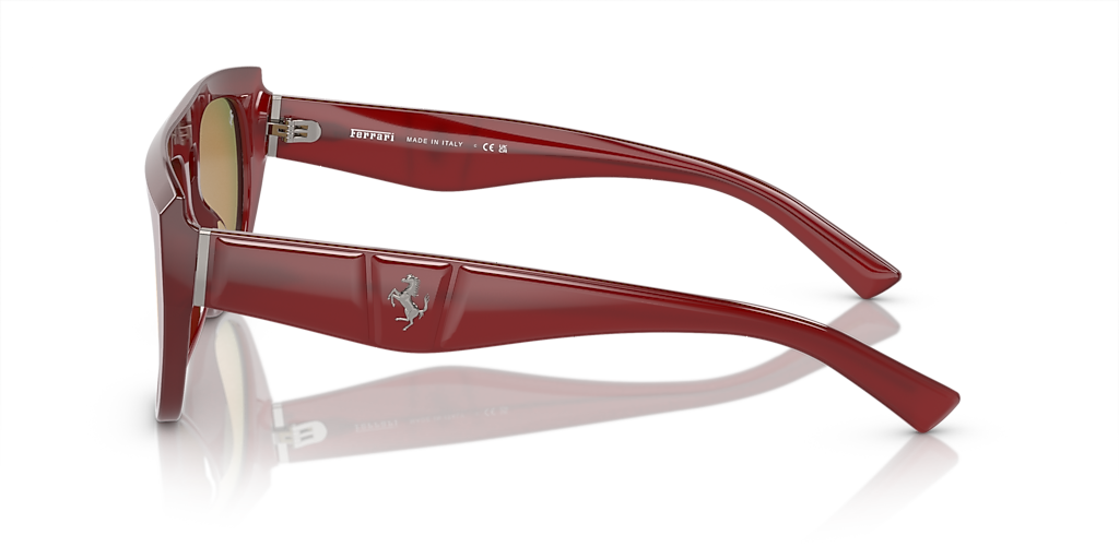 FERRARI FH2005U Red - Unisex Sunglasses, Red Lens