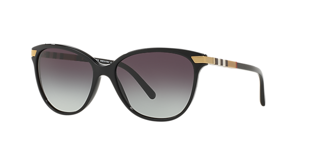 Burberry BE4216 57 Grey Gradient & Black Sunglasses | Sunglass Hut USA