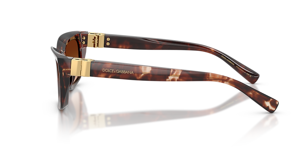 Dolce&Gabbana DG4532 S (53 - 18) with Brown lenses and Red frame