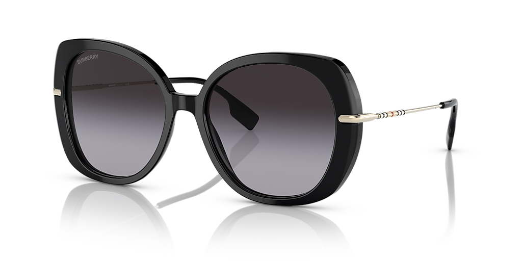 小物 BURBERRY wellington sunglasses Burberry JB4386 Kids L (40 - 27) with Grey lenses and Brown