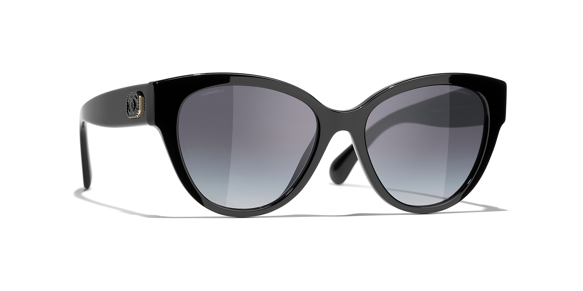 CHANEL シャネル Chanel Butterfly Sunglasses CH5477 L (56 - 18) with Grey