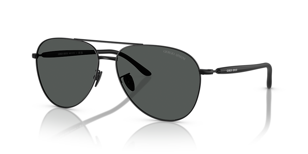 Giorgio Armani AR6162 XL (58 - 14) with Grey lenses and Black