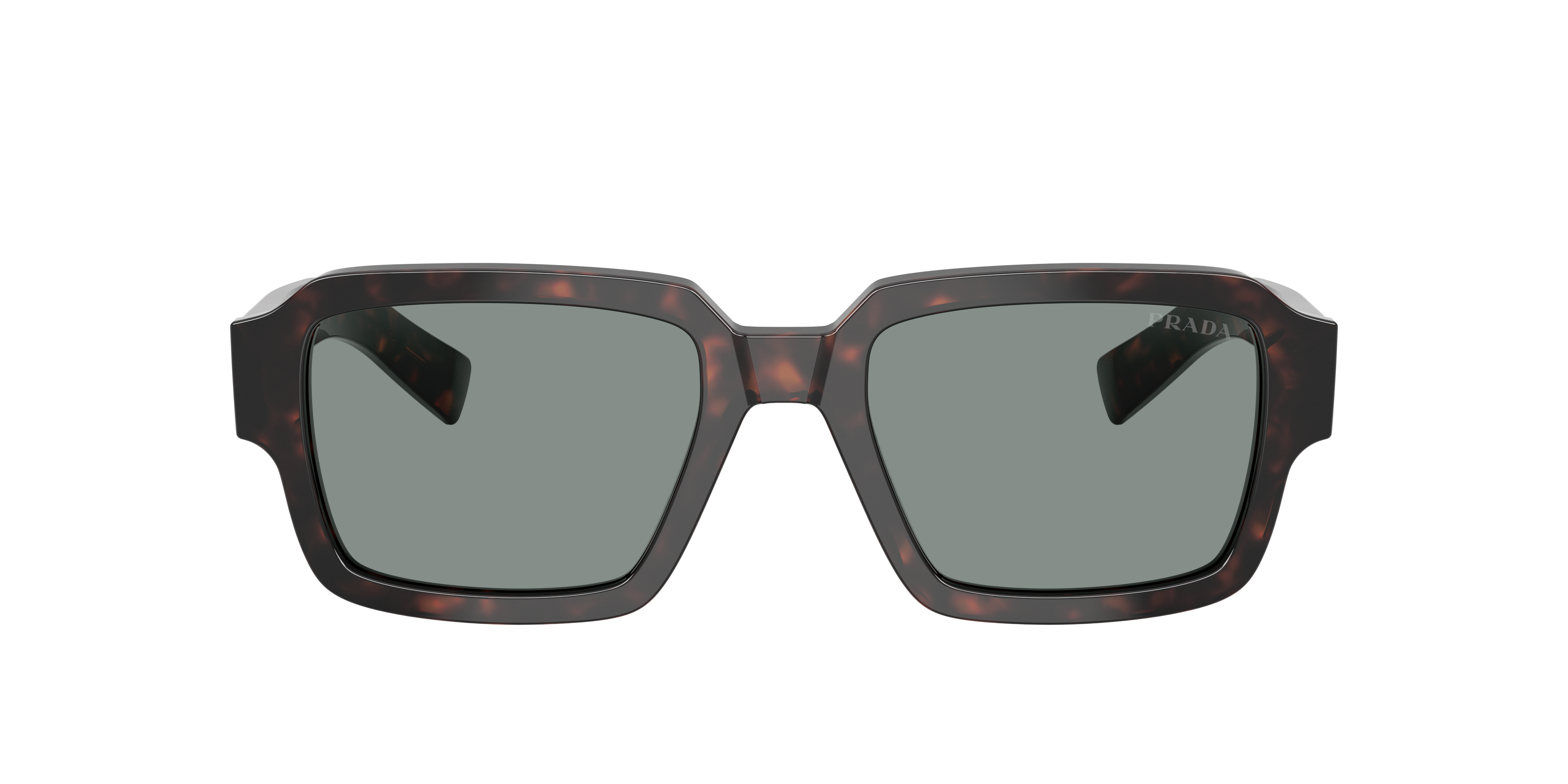 Prada PR 02ZSF M (54 - 19) with Blue lenses and Tortoise frame
