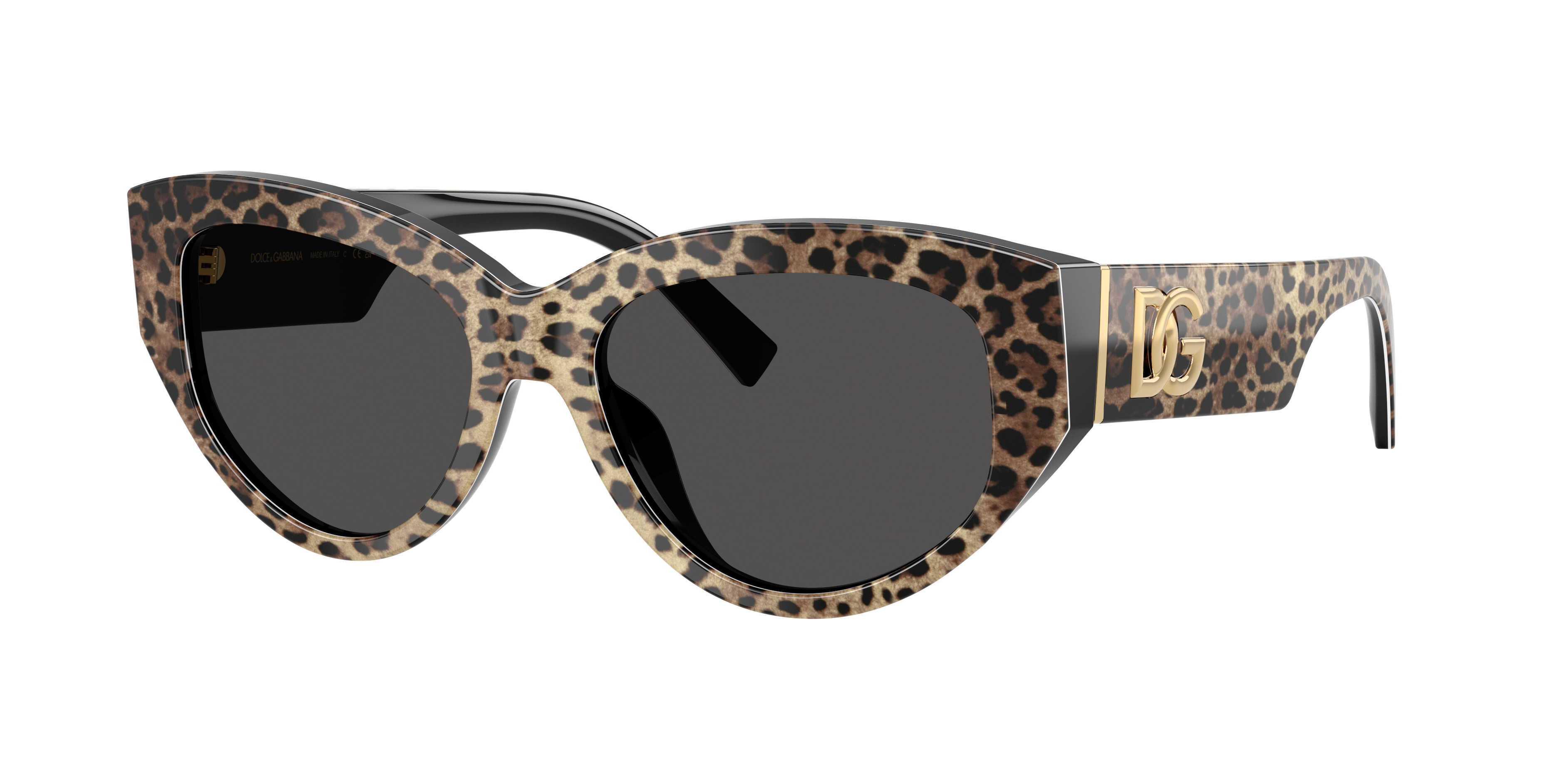 Dolce & Gabbana Sonnenbrille Mit Leoparden-print In Brown