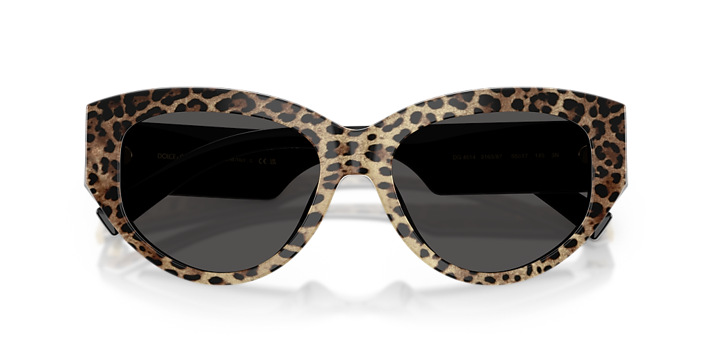 Dolce&Gabbana DG4514 L (55 - 17) with Grey lenses and Black  display picture 3