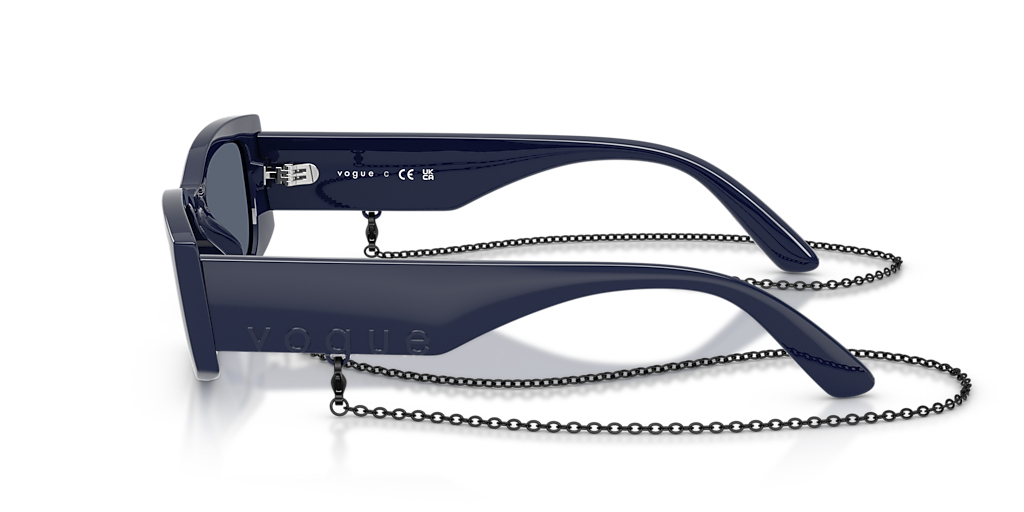Vogue Eyewear VO5655SU S (53 - 17) com Lentes Cinza e Armação Azul