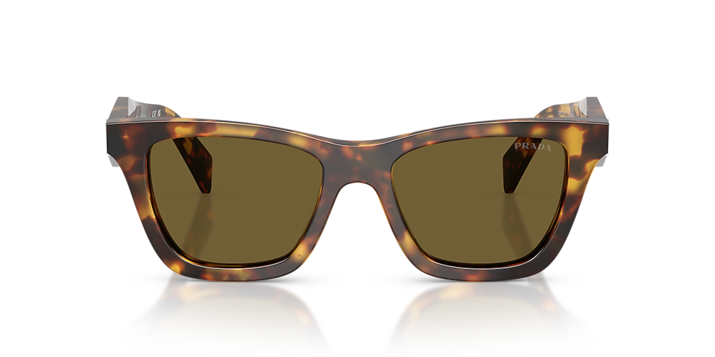 Prada PR C07S S (51 - 18) with Brown lenses and Tortoise frame