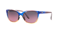 MAUI JIM 758 Honi Brown Blue - Women Sunglasses, HCLU+00AD Bronze Polarized Lens