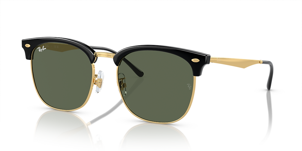 Ray-Ban RB4418D XXL (56 - 19) with Green lenses and Black frame