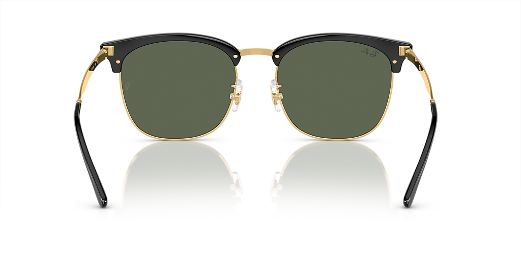 Ray-Ban RB4418D XXL (56 - 19) with Green lenses and Black frame