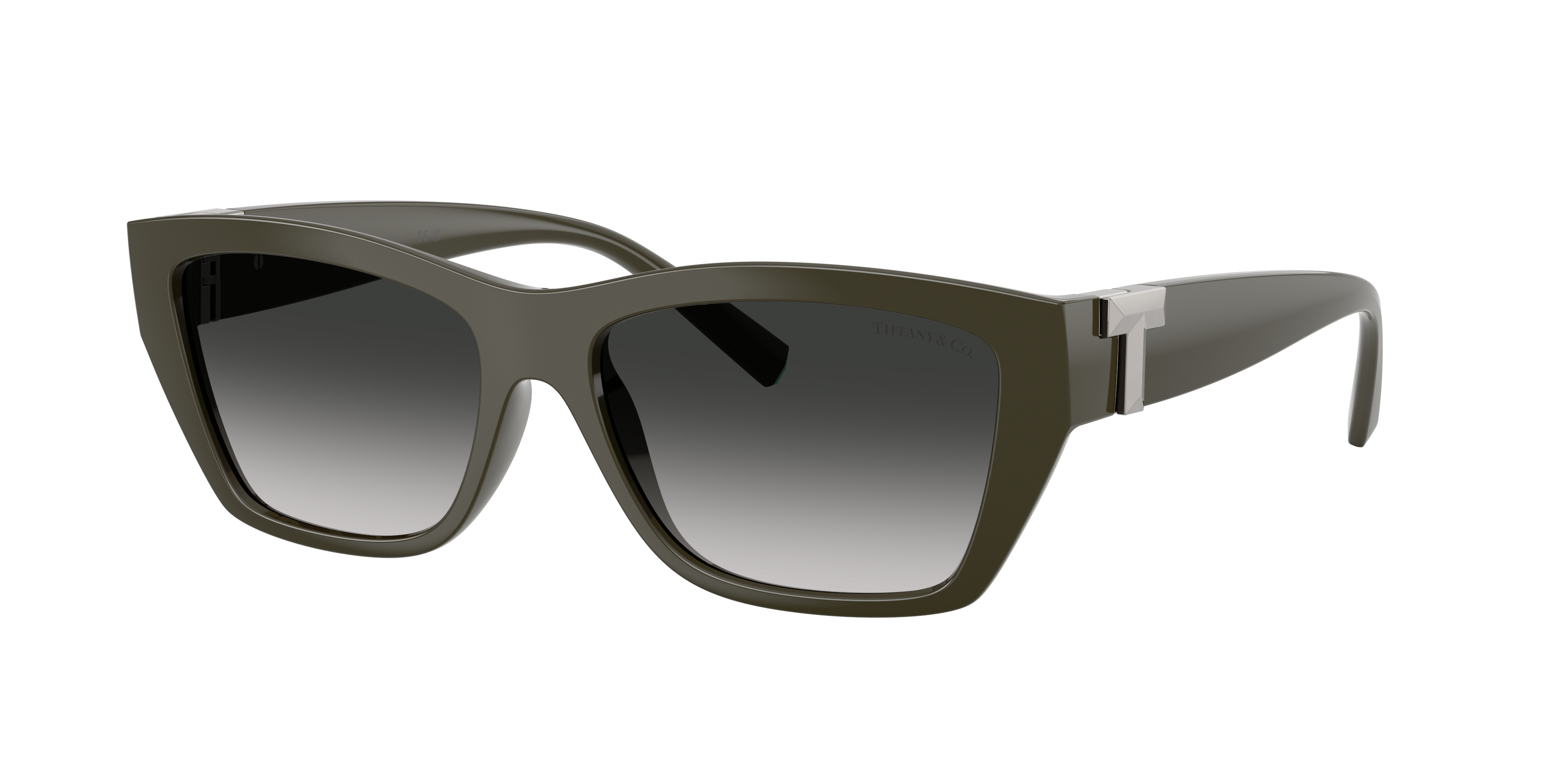 Tiffany & Co. Unisex Sunglass TF4255U -  Frame color: Coca Cola Sapphire, Lens color: Gray Gradient
