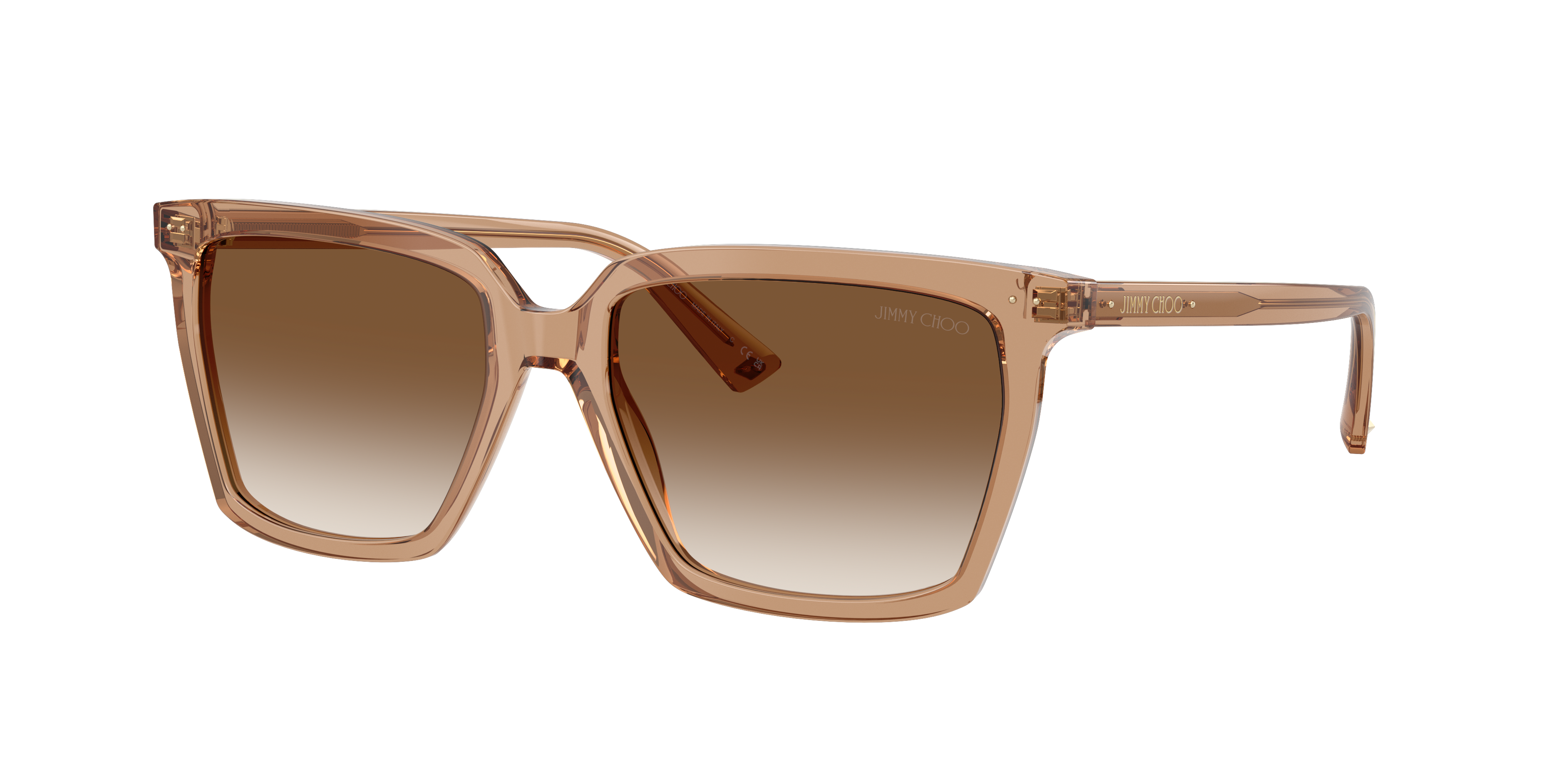 Jimmy Choo JC5051 M (55 - 17) with Brown lenses and Brown frame