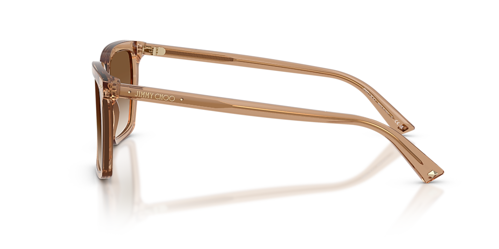 小物 ycham Jimmy Choo JC5051 M (55 - 17) with Brown lenses and Brown frame