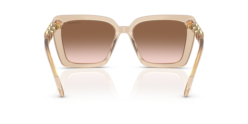 SWAROVSKI SK6032 Beige Transparent - Women Sunglasses, Gradient Brown Lens