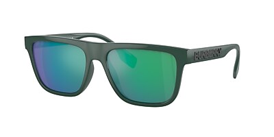 Burberry BE4402U 56 Green Mirror Green & Green Sunglasses 