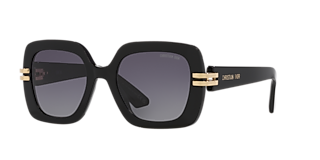 DIOR レクタンクルフレムサンクラス LADY9522S1I 10A0 DIOR Lady 95.22 B1I Cd40147I XS (53 - 18) with Brown lenses