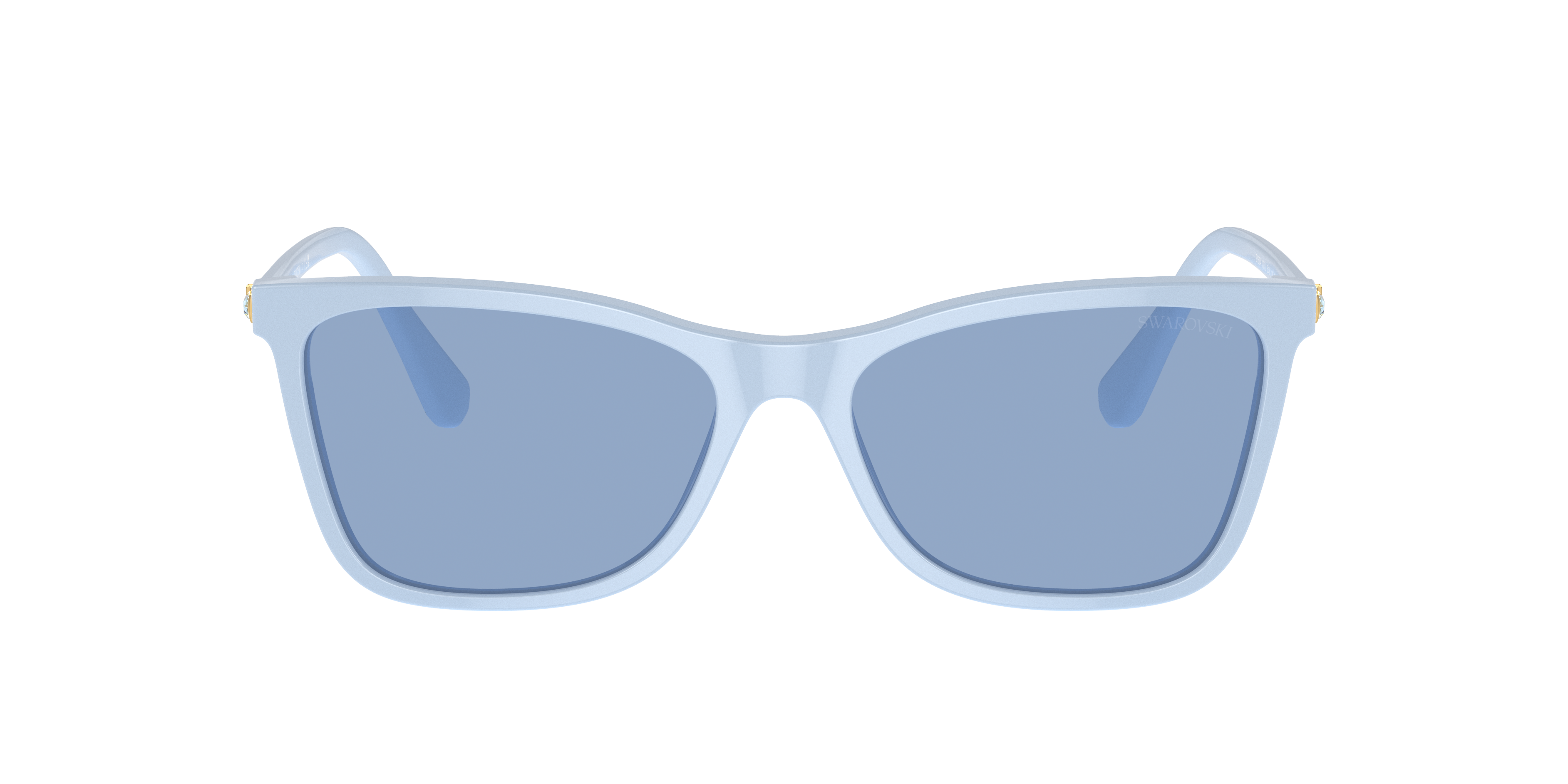 Swarovski Sk6004 Rectangle-frame Acetate Sunglasses In Blue