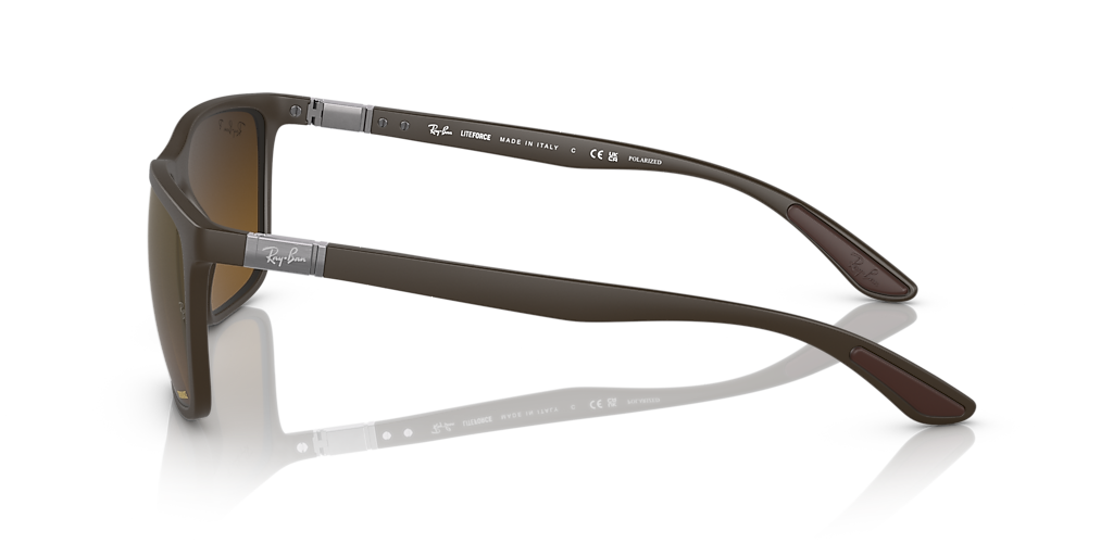Ray-Ban RB4385 XXL (58 - 18) with Brown lenses and Brown